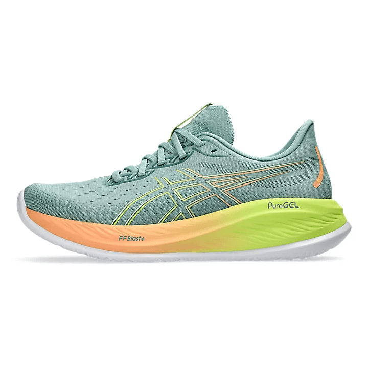 Asics Tenis GEL-CUMULUS 26 1011B947-750 Verde ClaroAmarelo Sint -4-